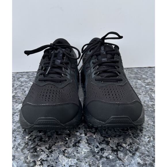Asics Gel Contend 9 Mens Size 12 Wide Triple Black Mesh Running Sneakers Shoes. main image 11